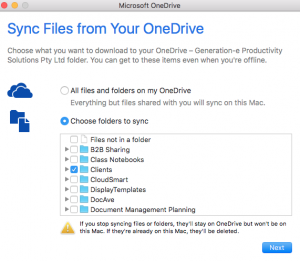 iks onedrive for business available for mac